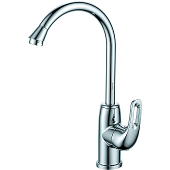 Смеситель для кухни D&K RheinEucharius DA1372401 высокий излив хром