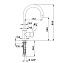 Смеситель для раковины Cisal Less New LN00053521 хром