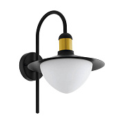 Светильник фасадный EGLO SIRMIONE 97285 60Вт IP44 E27 золото/чёрный