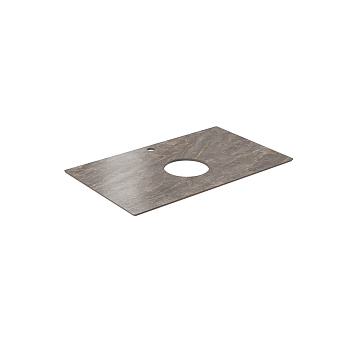 Столешница KERAMA MARAZZI Plaza PL1.VT280.80 Керамогранит 80х48см Парнас пепельный лаппатированный