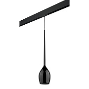 Трековый светильник Lightstar Meta d'uovo PRO807117 40Вт E14 чёрный для однофазного трека