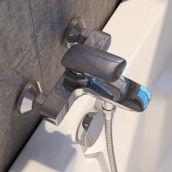 Смеситель для ванны IDDIS Stone STOSB00i02WA хром