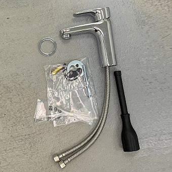 Смеситель для раковины Paini Parallel 47CR205LMKM хром