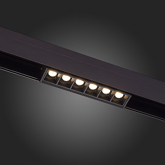Магнитный трековый светильник ST Luce SEIDE ST361.436.06 6Вт LED чёрный