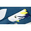 Шторка для ванной FIXSEN Design FX-2513 200х180см синий