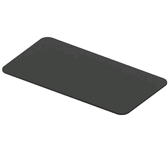 Полочка для консоли ArtCeram TFC004 17 00 nero matt