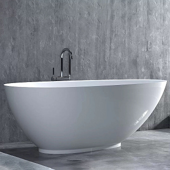 Ванна каменная SALINI PAOLA 101511SM S-Stone матовая 160х77см отдельностоящая