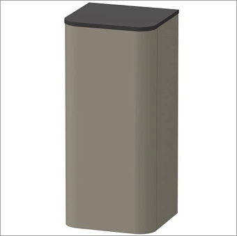 Пенал подвесной Duravit Happy D.2 HP1260L9292 36х40х88см серый матовый