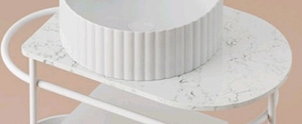Столешница ArtCeram FLAIR 3.0 TFA009 47 Мрамор 46х68,5см carrara white