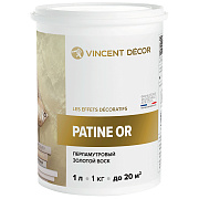 Воск для декоративных покрытий VINCENT DECOR Patine Or