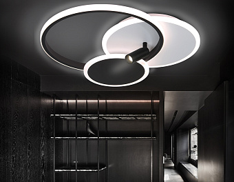 Люстра потолочная Ambrella COMFORT LineTech FL5118 64Вт 4 лампочек LED