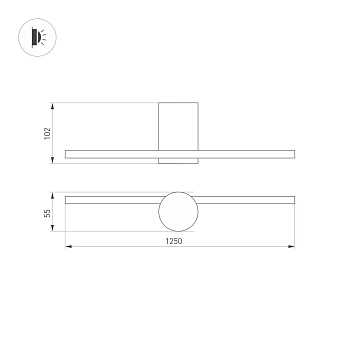 Светильник настенный Arlight Sp-Vinci 036931 12Вт LED