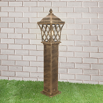 Светильник ландшафтный Elektrostandard Cassiopeya a039870 GL 1018F 60Вт IP44 E27 чёрное золото