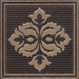 Вставка KERAMA MARAZZI Версаль AD\B400\SG9297 коричневый 7х7см 0,132кв.м.