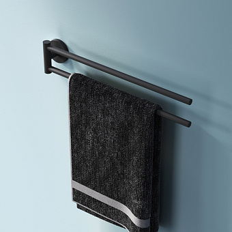 Полотенцедержатель AM-PM X-Joy A85A32622 чёрный 37,4см