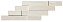 Керамическая мозаика Atlas Concord Италия Mark AM2R Gypsum Brick 3D 59х29см 0,684кв.м.