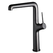 Смеситель для кухни Maxonor PL4094-9 поворотный излив серый