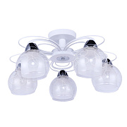 Люстра потолочная Arte Lamp SANSA A7585PL-5WH 40Вт 5 лампочек E27