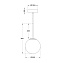 Светильник подвесной Maytoni Basic form MOD321PL-01G3 40Вт E14
