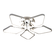 Светильник потолочный Eurosvet Kalifea 90081/5 хром 65Вт LED