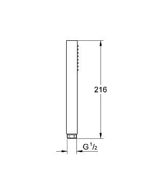 Ручной душ GROHE Euphoria Cube Stick 27888000 хром