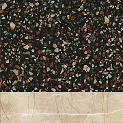 Матовый керамогранит ABK Play PF60005897 Marble Black 20х20см 1,04кв.м.