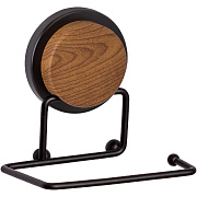 Держатель туалетной бумаги FIXSEN Magic Wood FX-46010B чёрный матовый