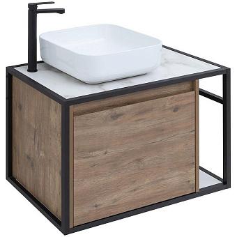 Тумба под раковину подвесная AQUANET Nova Lite Loft 261658 44х75х51,8см
