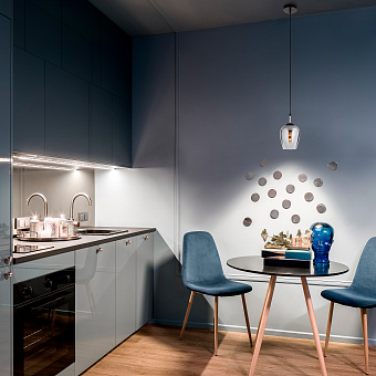 Светильник подвесной Eurosvet Record 50086/1 хром 40Вт E27