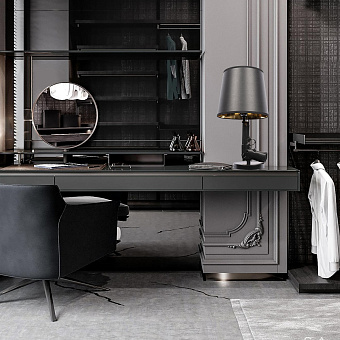Настольная лампа Loft It Arsenal 10136/A Dark grey 40Вт E27
