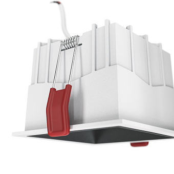 Светильник точечный встраиваемый Maytoni Alfa LED DL043-01-15W4K-D-SQ-WB 15Вт LED