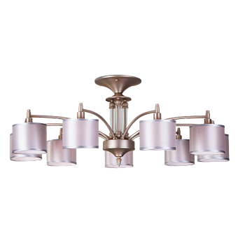 Люстра подвесная Eurosvet Adagio 60080/9 сатин-никель 40Вт 9 лампочек E14