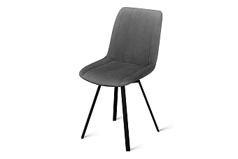 Кухонный стул поворотный AERO 45х52х87см велюр/сталь Dark Grey