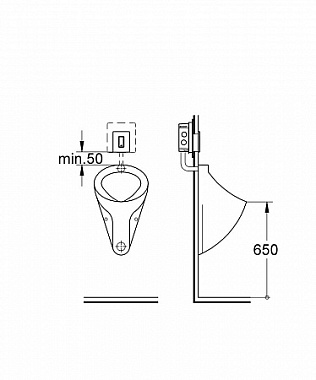 Панель смыва GROHE Skate Cosmopolitan 38784000 хром