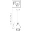 Светильник подвесной Lightstar Loft 765016 40Вт E14
