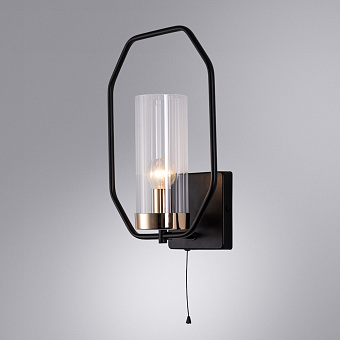 Светильник настенный Arte Lamp CELAENO A7004AP-1BK 60Вт E14