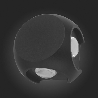 Светильник фасадный ST Luce VOLTI SL9505.401.01 4Вт IP54 LED чёрный