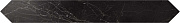 Бордюр Atlas Concord Италия Marvel Pro AD5T Noir St.Laurent Listello Esagono Lappato 11х86см 0,886кв.м.