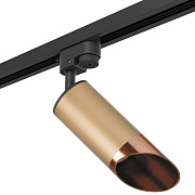 Трековый светильник Lightstar Rullo R1T440130 50Вт GU10 золото для однофазного трека