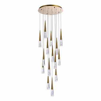 Люстра подвесная ST Luce SOLLEN SL6111.203.15 45Вт 15 лампочек LED