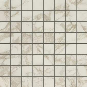 Керамическая мозаика Atlas Concord Италия Marvel Edge AEOT Royal Calacatta Mosaico Matt 30х30см 0,9кв.м.