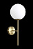 Бра CRYSTAL LUX FELIZ FELIZ AP1 BRONZE/WHITE 40Вт E27