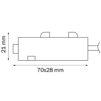 Токовод Lightstar 505116 для однофазного трека