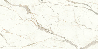Лаппатированный керамогранит Atlas Concord Италия Marvel Shine A4Q1 Calacatta Prestigio Lappato 60х120см 1,44кв.м.