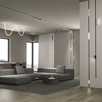 Магнитный трековый светильник Elektrostandard Slim Magnetic 85027/01 65Вт LED белый