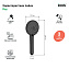 Ручной душ IDDIS Ray RAY3F0Bi18 чёрный матовый
