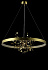 Люстра подвесная CRYSTAL LUX GARDEN GARDEN SPLED+4 D800 GOLD 300Вт 5 лампочек G9/LED