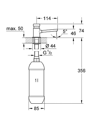 Дозатор GROHE StarLight 36194000 хром