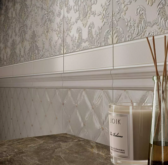 Бордюр KERAMA MARAZZI Браганса BLE021 голубой матовый 5,5х25см 0,014кв.м.