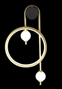 Бра CRYSTAL LUX RODRIGO RODRIGO AP20W LED BLACK/GOLD 20Вт LED
